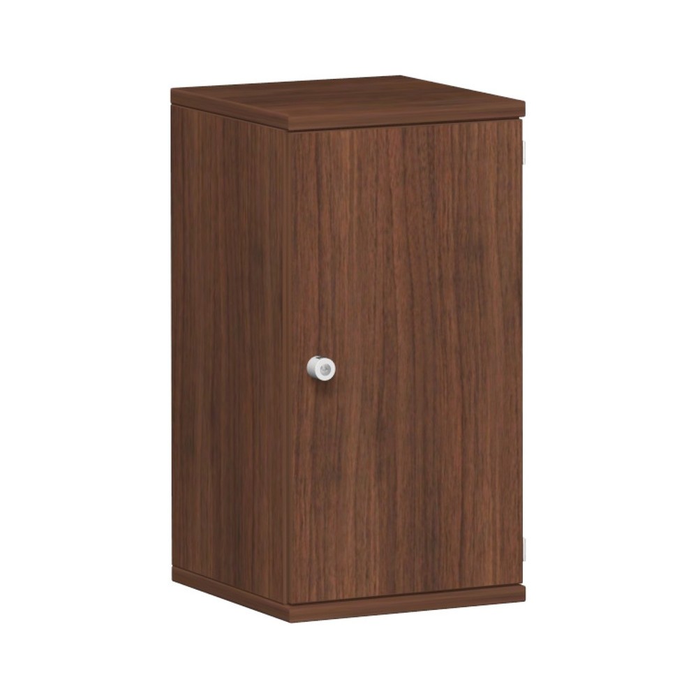 Illustration du produit: Armoire de bureau Profi, 2 hauteurs de classeurs, largeur 400 mm, porte à droite, noyer