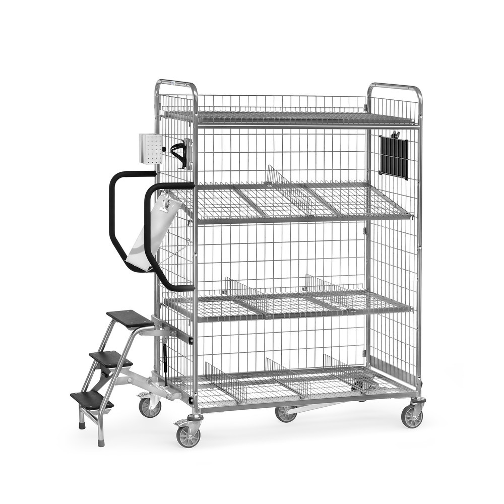 Produktabbildung Nr. 2: fetra® Kommissionierwagen, HxBxT 1.625 x 590 x 891 mm, TK 200 kg