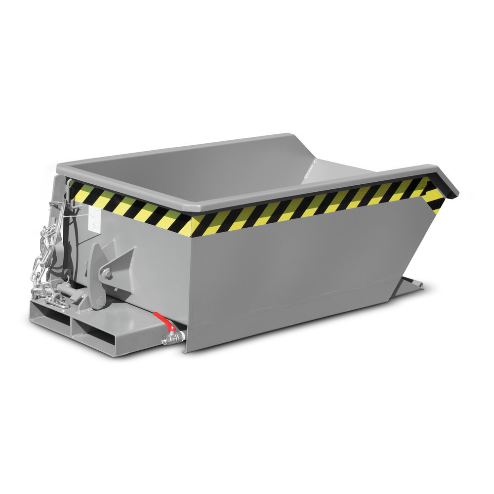 Produktabbildung Nr. 5: Bauer® Mini benne à copeaux, très faible hauteur de construction, peinte, volume 0,61 m³, RAL 2000 orangé jaune