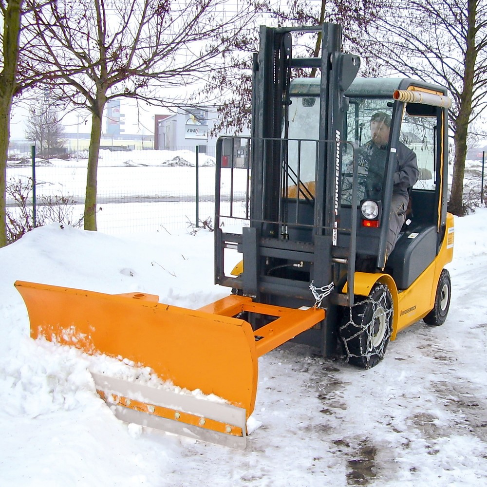 Produktabbildung Nr. 2: Bauer® Lame de chasse-neige avec racle PU, suspension pendulaire, largeur 1 500 mm