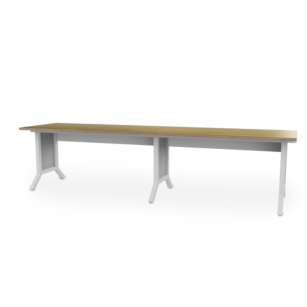 Produktabbildung: Bedrunka+Hirth Arbeitsplatzsystem-Set, 2-teilig, Höhenverstellung mit Klemmen, fenstergrau