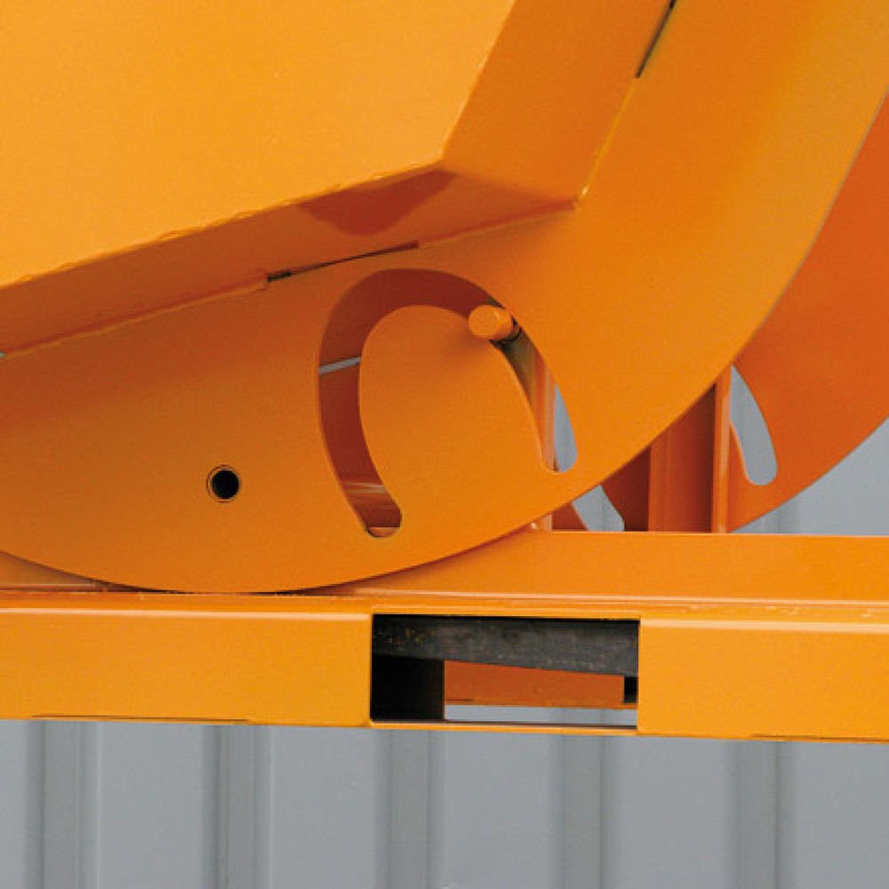 Produktabbildung Nr. 5: Benne basculante Eichinger® hauteur de construction élevée, basculable transversalement au sens de la marche et dans le sens de la marche, 1 500 kg, 1 500 litres, gris anthracite