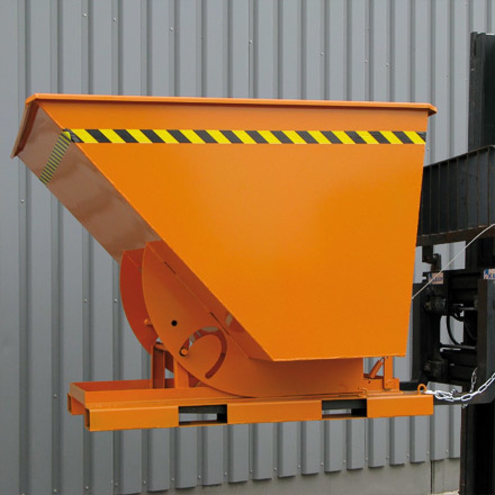 Produktabbildung Nr. 6: Benne basculante Eichinger® hauteur de construction élevée, basculable transversalement au sens de la marche et dans le sens de la marche, 1 500 kg, 1 500 litres, gris anthracite