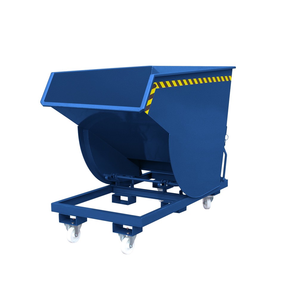 Produktabbildung Nr. 1: Benne basculante Eichinger® hauteur de construction élevée, 2 500 kg, 600 litres, bleu gentiane