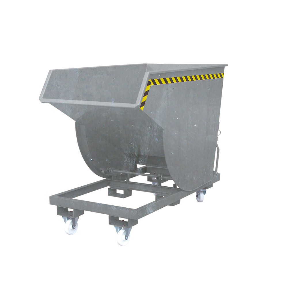 Illustration du produit: Benne basculante Eichinger® hauteur de construction élevée, 1 500 kg, 300 litres, galvanisé à chaud