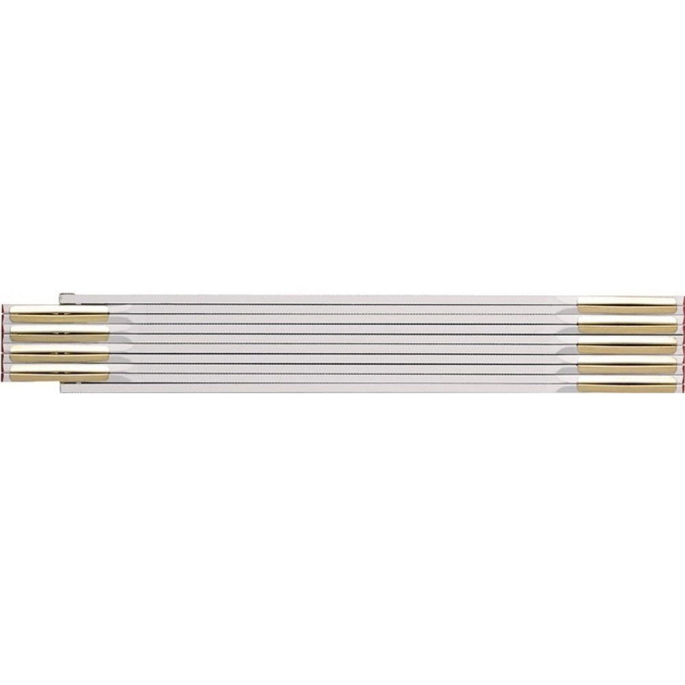 Produktabbildung: BMI Gliedermassstab 9042, mm/cm EG III, Länge 2 m Breite 16 mm, Buche weiss