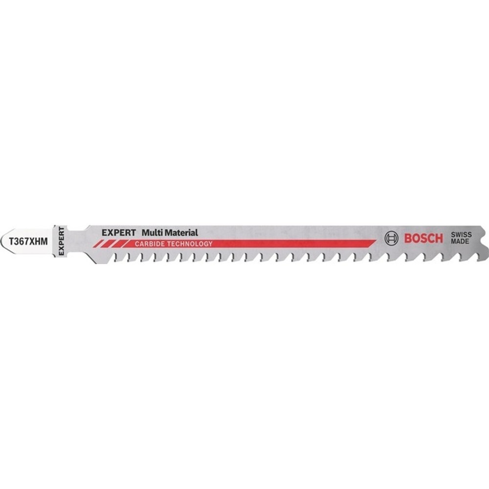 Illustration du produit: BOSCH Stichsägeblatt Expert Multi Material T 367 XHM, Gesamtlänge 132 mm, 3 Stück / Karte