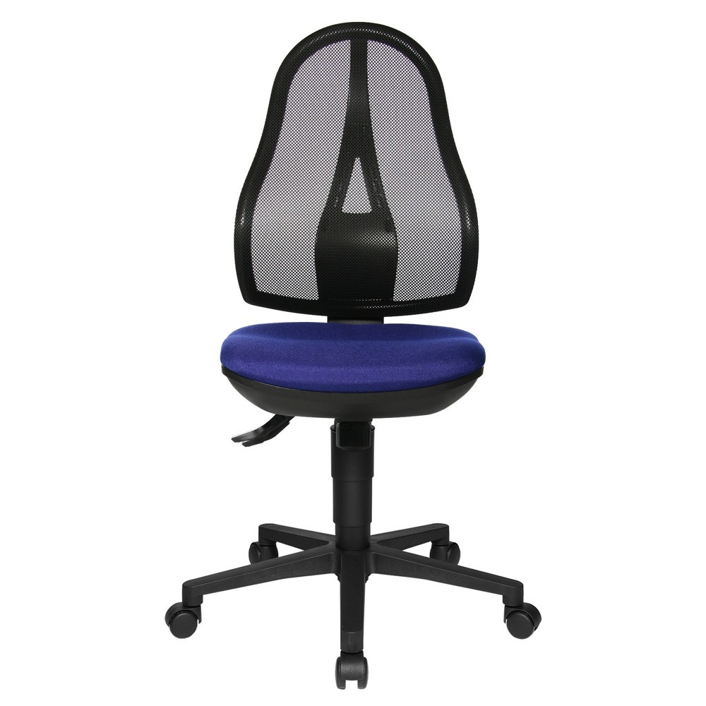 Produktabbildung Nr. 1: Chaise de bureau pivotante Topstar® Open Point Syncro, chaise ergonomique, dossier en mesh, bleu