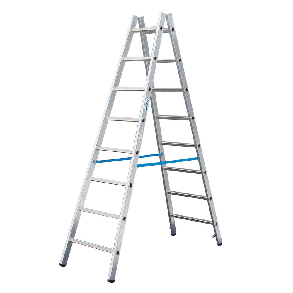 Produktabbildung Nr. 1: Échelle à barreaux en aluminium KRAUSE®, accessible des deux côtés, hauteur déployée 1,05 m