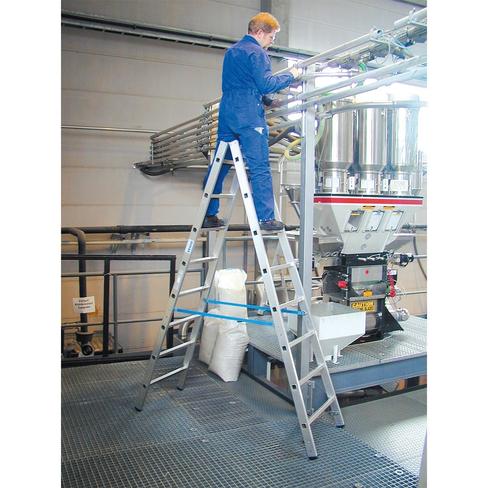 Produktabbildung Nr. 3: Échelle à barreaux en aluminium KRAUSE®, accessible des deux côtés, hauteur déployée 1,05 m