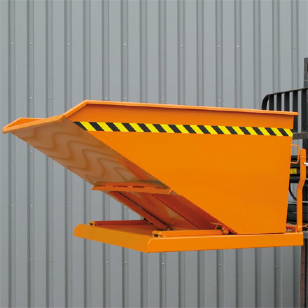 Produktabbildung Nr. 2: Eichinger® Kippbehälter in niedriger Bauhöhe, 1000 kg, 400 Liter, feuerverzinkt