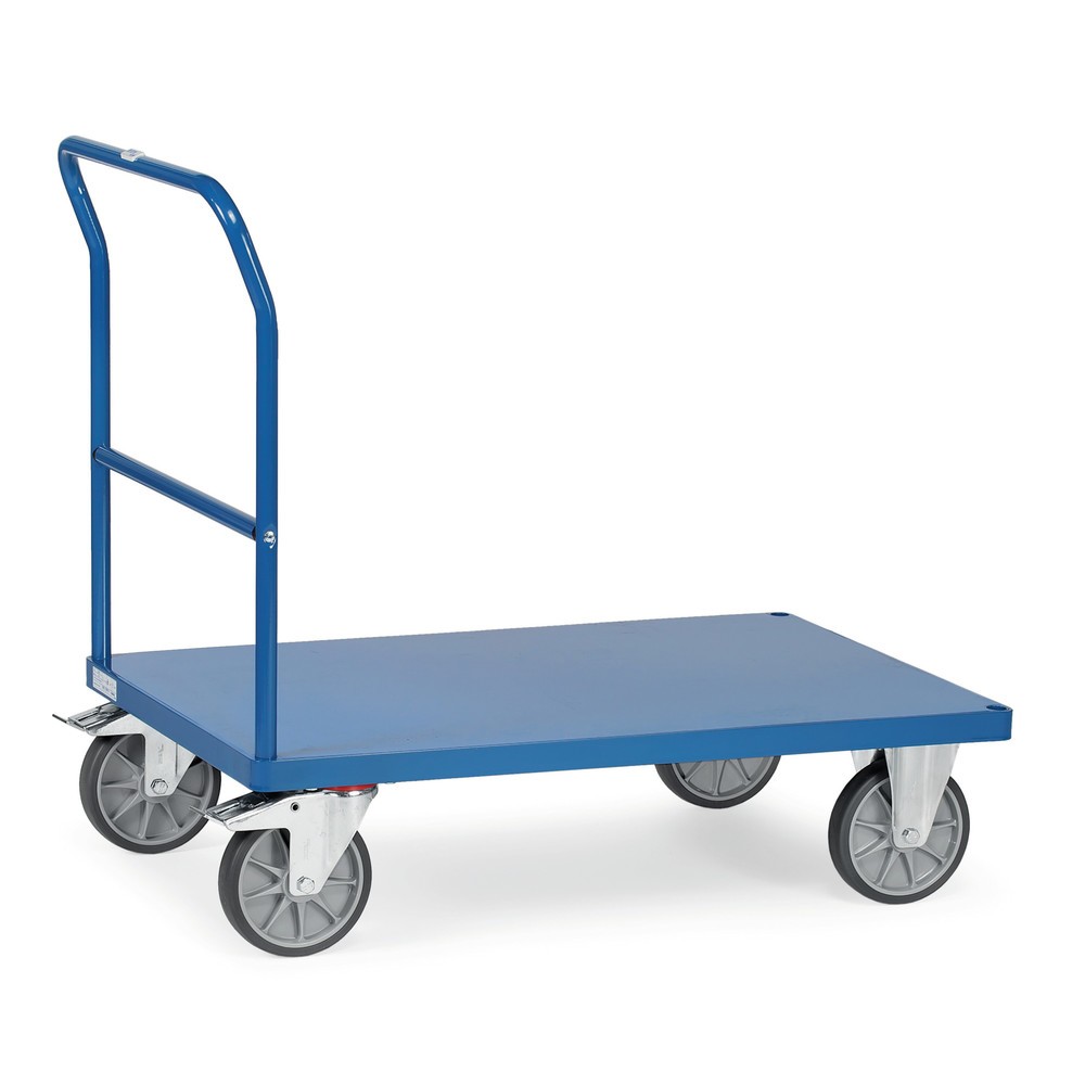 Illustration du produit: fetra® Chariot à dossier de poussée 2502B - tôle d'acier affleurante