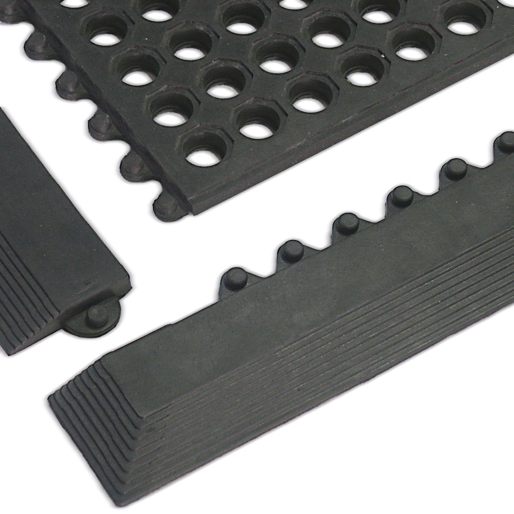 Produktabbildung: Kantenleiste für Anti-Ermüdungsmatte Yoga Solid Basic, männlich, schwarz