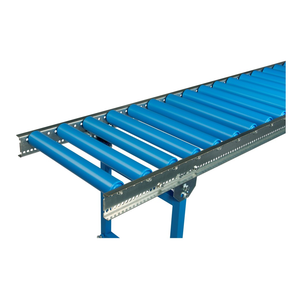 Produktabbildung Nr. 1: Leicht-Rollenbahnen, Kunststoffrollen, Ø 50 mm, Bahnlänge 3 m, Bahnbreite 300 mm, Achsabstand 100 mm