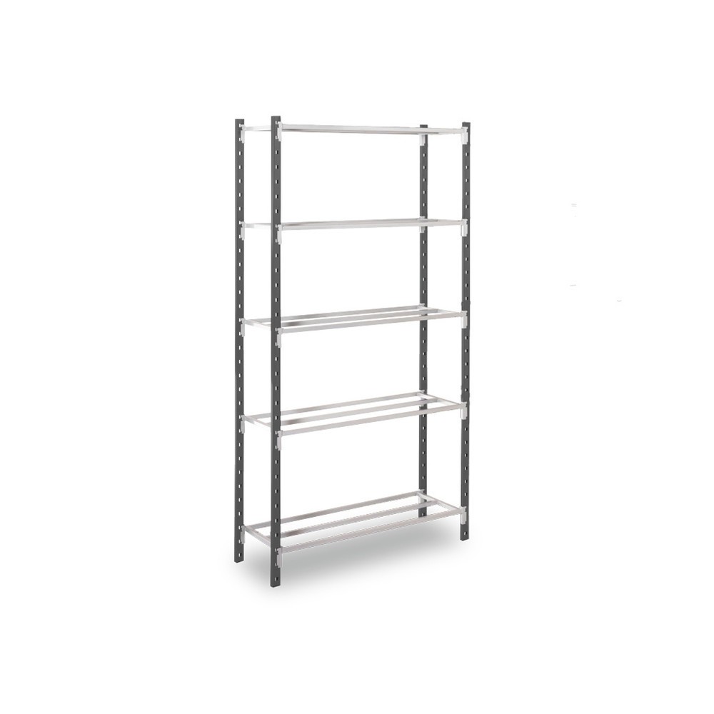 Produktabbildung Nr. 1: ManOrga Fachbodenregal verzinkt mit 5 Stahlblechböden, Fachlast 230 kg, HxBxT 2.000 x 2.543 x 810 mm