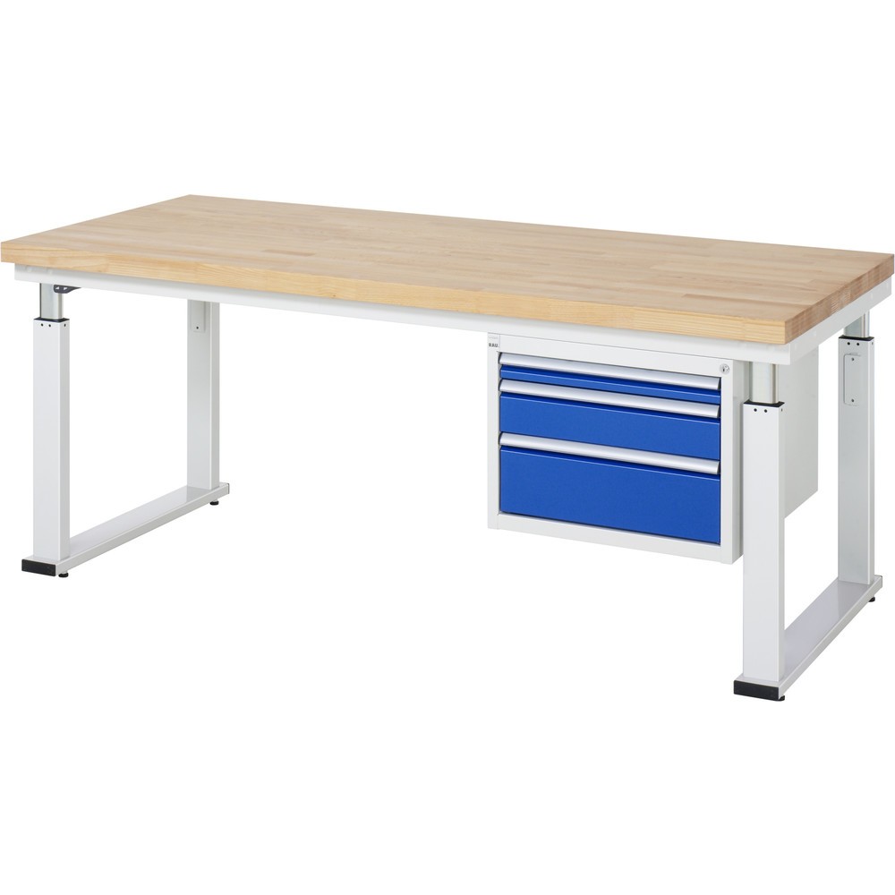 Produktabbildung Nr. 7: RAU Établi à réglage électrique de la hauteur série adlatus 600, HxlxP 740-1 140 x 1 000 x 700 mm, plan de travail en revêtement stratifié dur