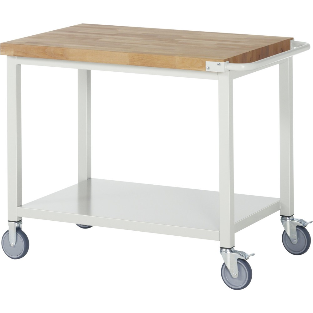 Illustration du produit: RAU Établi mobile série 8000, HxlxP 880 x 1 000 x 700 mm, tablette inférieure