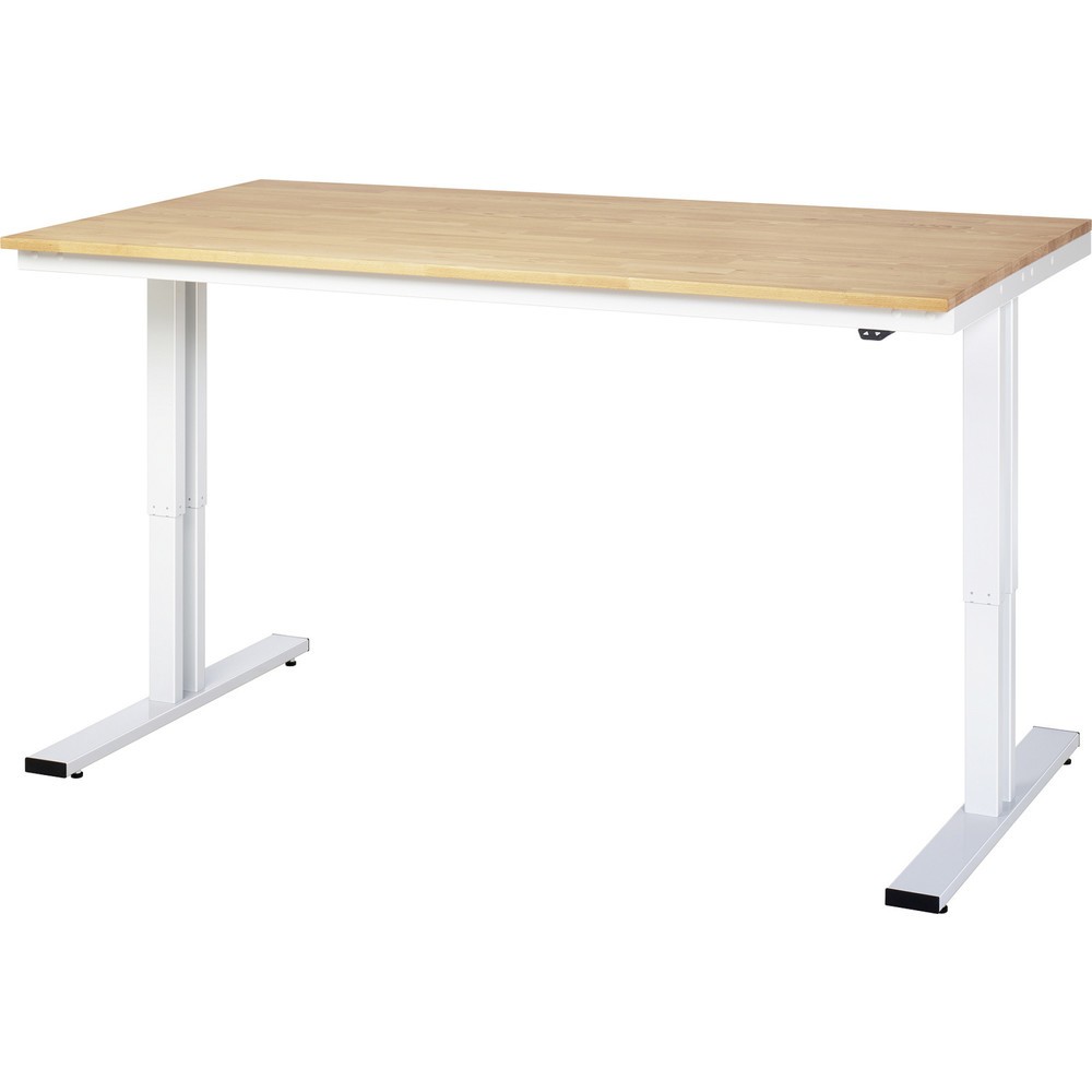Produktabbildung Nr. 2: RAU Table pour poste de travail à réglage électrique de la hauteur série adlatus 300, HxlxP 720-1 120 x 1 500 x 1 000 mm, plan de travail en MDF