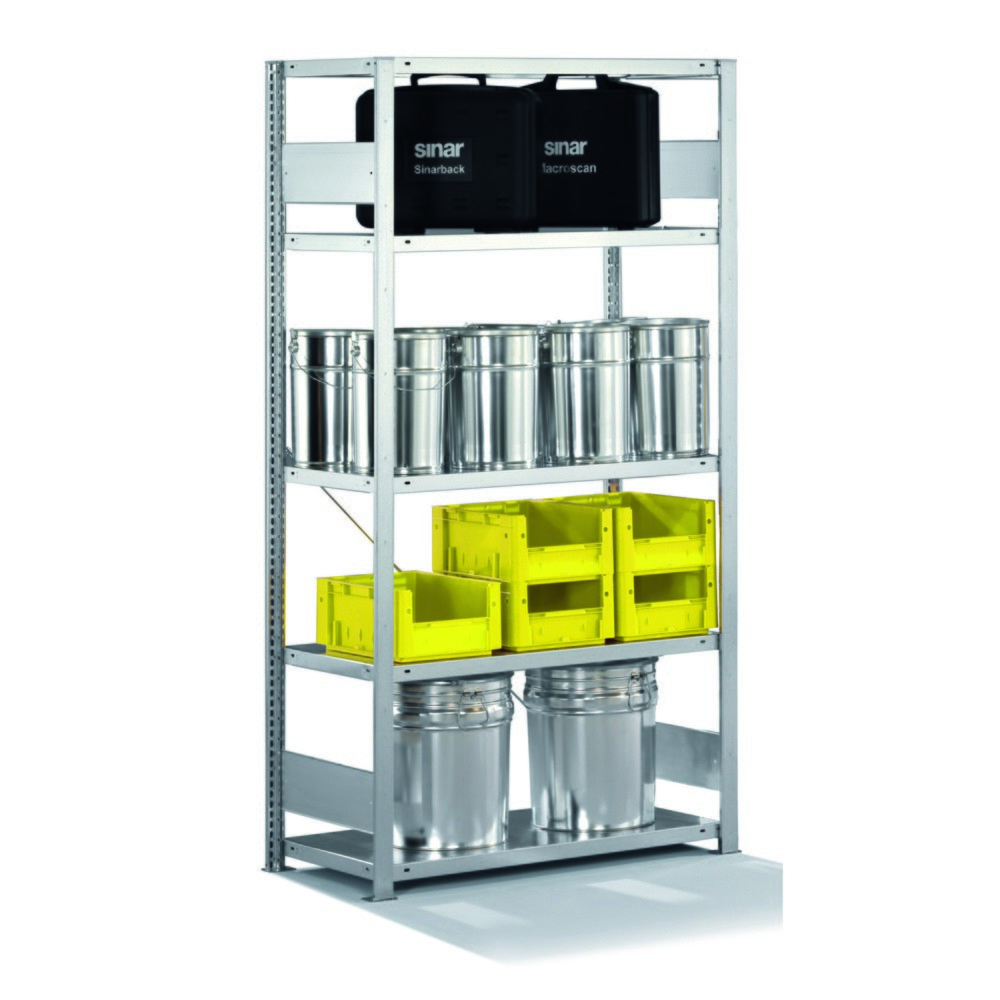 Produktabbildung Nr. 1: META Rayonnage à tablettes galvanisé, charge par tablette 230 kg, HxlxP 3 000 x 1 056 x 436 mm