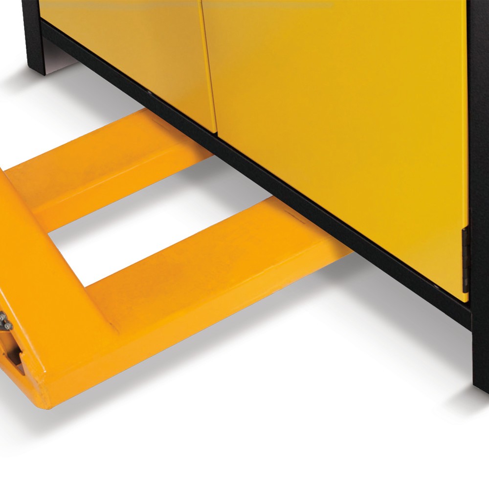 Produktabbildung Nr. 3: asecos® Brandschutzschrank Q-PEGASUS/Typ 90, 6 Auszugswannen, HxBxT 1.953 x 1.193 x 615 mm, resedagrün