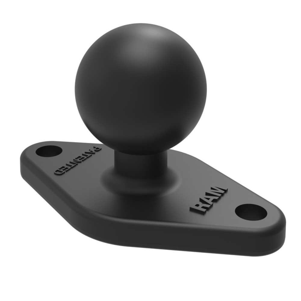 Illustration du produit: RAM Mounts plaque de base diamant (trapèze), B-ball (1"), pas d'AMPS 2 trous