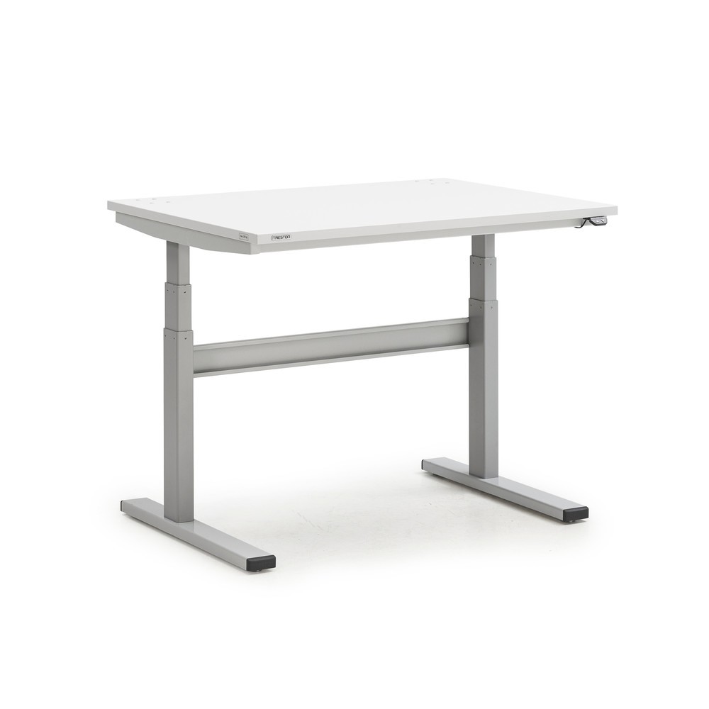 Illustration du produit: Table de travail TRESTON TED, réglage électrique de la hauteur, HxlxP 630-1 270 x 1 100 x 800 mm