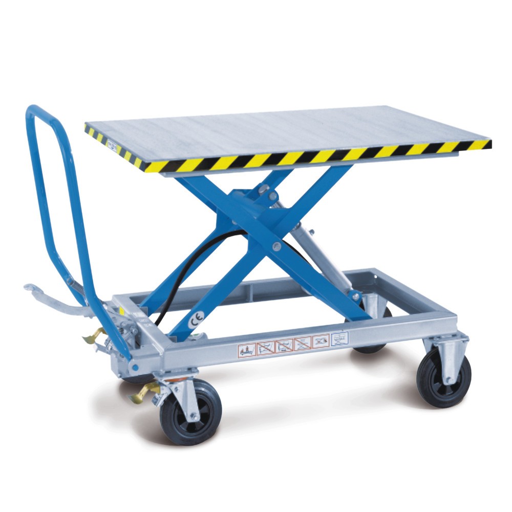 Illustration du produit: Chariot à table élévatrice à ciseaux, capacité de charge 500 kg, 1 190 x 740 mm